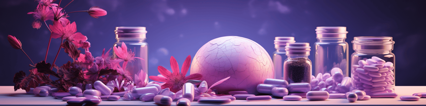 image of different drug pills on a surface