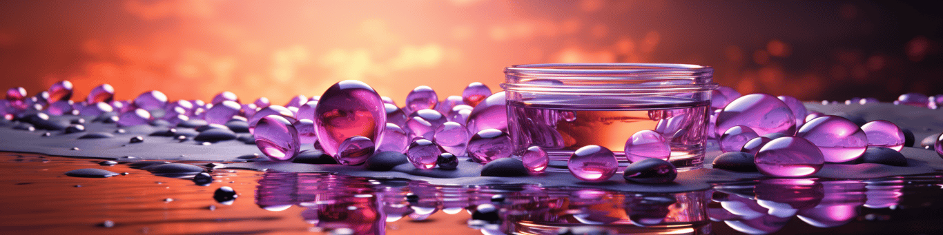 image of drug pills surrounding a glass of water symbolizing drug consumption