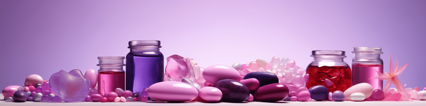 image of different drug pills on a surface