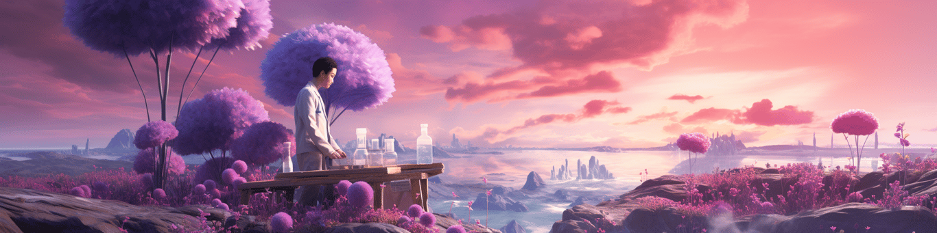 image of a doctor in a lab doing drug, clinical research