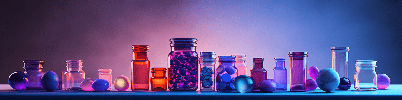 image of different drug pills on a surface