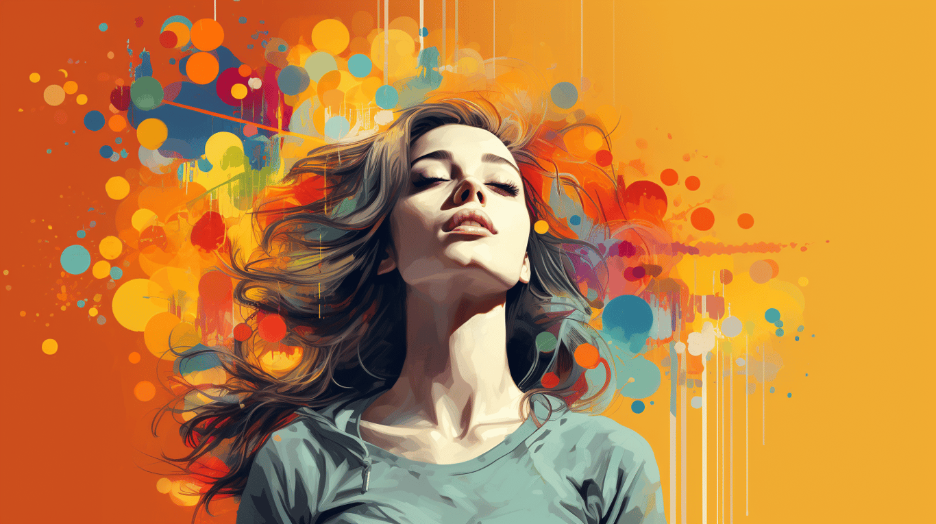 abstract image of a patient experiencing side effect