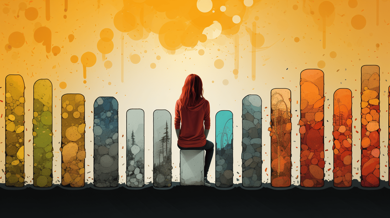 abstract image of a patient experiencing side effect