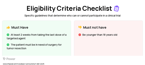 NSC-CRAd-S-pk7 (Virus Therapy) Clinical Trial Eligibility Overview. Trial Name: NCT05139056 — Phase 1