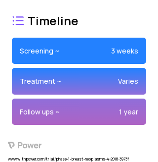 Radiotherapy 2023 Treatment Timeline for Medical Study. Trial Name: NCT03542175 — Phase 1