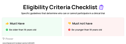 Radiation Clinical Trial Eligibility Overview. Trial Name: NCT03514069 — Phase 1