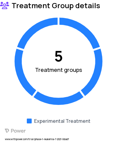Acute Myeloid Leukemia Research Study Groups: Dose Level -1, Dose Level 2, Dose Level 1, Dose Level 3, Treatment at Maximum Tolerated Dose
