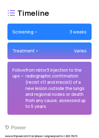 Radiation Therapy 2023 Treatment Timeline for Medical Study. Trial Name: NCT04505267 — Phase 1
