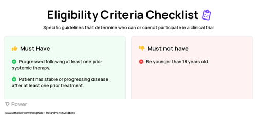 Autologous Tumor Infiltrating Lymphocytes (CAR T-cell Therapy) Clinical Trial Eligibility Overview. Trial Name: NCT03991741 — Phase 1