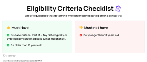 XTX301 (Unknown) Clinical Trial Eligibility Overview. Trial Name: NCT05684965 — Phase 1