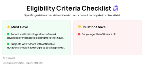 OMTX705 (Monoclonal Antibodies) Clinical Trial Eligibility Overview. Trial Name: NCT05547321 — Phase 1