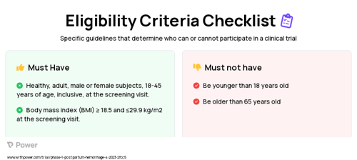 Carbetocin (Hormone Therapy) Clinical Trial Eligibility Overview. Trial Name: NCT05924321 — Phase 1