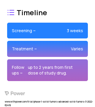 CF33-hNIS (Virus Therapy) 2023 Treatment Timeline for Medical Study. Trial Name: NCT05346484 — Phase 1