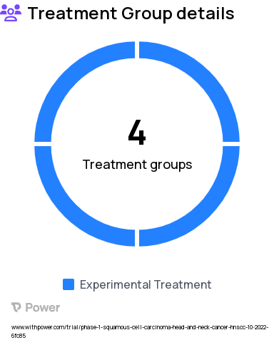 Head and Neck Cancers Research Study Groups: Dose-Finding Group 1: Dose Level 1 (Part 1 of Study), Dose-Finding Group 2: Dose Level 2 (Part 1 of Study), Dose-Finding Group 3: Dose Level 3 (Part 1 of Study), Dose Expansion Group ( Part II of Study)