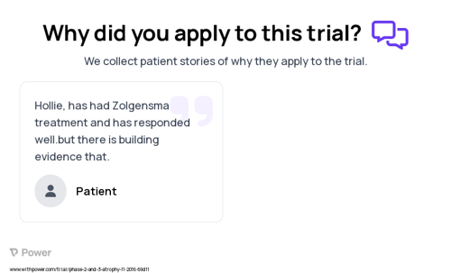 Spinal Muscular Atrophy Patient Testimony for trial: Trial Name: NCT02913482 — Phase 2