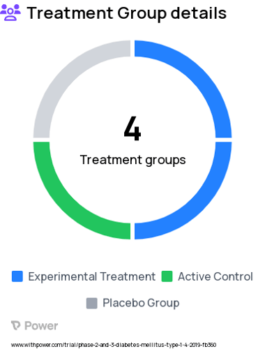 Type 1 Diabetes Research Study Groups: Triple therapy control, Dual Therapy, Control, Triple therapy