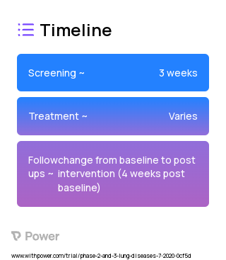 Manual Therapy Plus Pulmonary Rehabilitation 2023 Treatment Timeline for Medical Study. Trial Name: NCT04386590 — Phase 2 & 3