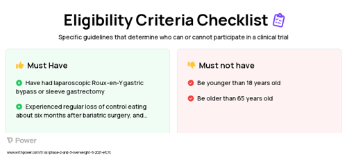 Lisdexamfetamine Dimesylate (Other) Clinical Trial Eligibility Overview. Trial Name: NCT04599504 — Phase 2 & 3