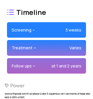Cisplatin (Chemotherapy) 2023 Treatment Timeline for Medical Study. Trial Name: NCT03952585 — Phase 2 & 3