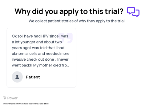 Adenocarcinoma Patient Testimony for trial: Trial Name: NCT05686226 — Phase 2