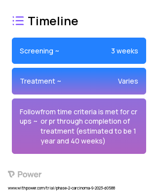 Pembrolizumab (PD-1 Inhibitor) 2023 Treatment Timeline for Medical Study. Trial Name: NCT05980000 — Phase 2