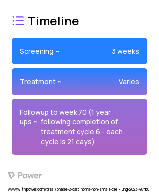 Chemotherapy (Chemotherapy) 2023 Treatment Timeline for Medical Study. Trial Name: NCT05691829 — Phase 2