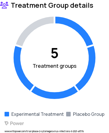 Cytomegalovirus Research Study Groups: Pentamer (med)/gB(med)/Adjuvant Group, Pentamer (med)/gB(low)/Adjuvant Group, Pentamer (high)/gB(med)/Adjuvant Group, Pentamer(low)/gB(low)/Adjuvant Group, Placebo Group