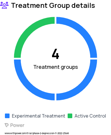 Depression Research Study Groups: group-based therapy, physical activity, nature experience, self-monitoring