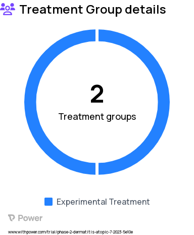 Eczema Research Study Groups: Placebo, IMG-007 Dose 1, IMG-007 Dose 2