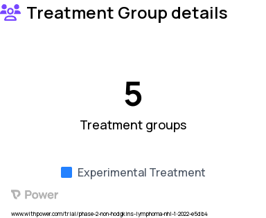 Non-Hodgkin's Lymphoma Research Study Groups: Cohort A, Cohort C, Cohort B, Cohort E, Cohort D