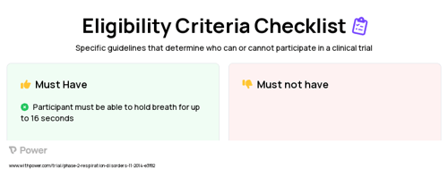 Hyperpolarized 129 Xenon Clinical Trial Eligibility Overview. Trial Name: NCT02272049 — Phase 1 & 2