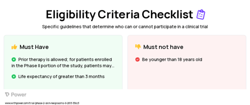 Dabrafenib; Trametinib (Protein Kinase Inhibitor) Clinical Trial Eligibility Overview. Trial Name: NCT01989585 — Phase 1 & 2