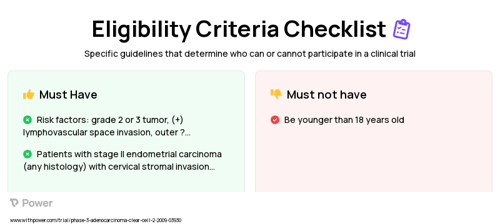 Carboplatin (Chemotherapy) Clinical Trial Eligibility Overview. Trial Name: NCT00807768 — Phase 3