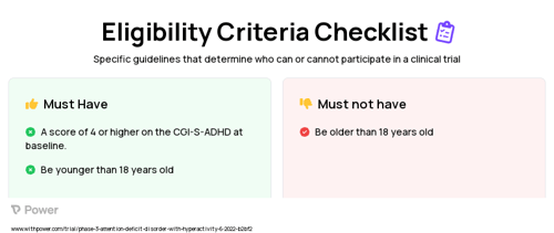 Centanafadine (Norepinephrine-Dopamine Reuptake Inhibitor) Clinical Trial Eligibility Overview. Trial Name: NCT05428033 — Phase 3