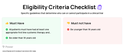 Young TIL (CAR T-cell Therapy) Clinical Trial Eligibility Overview. Trial Name: NCT02133196 — Phase 2