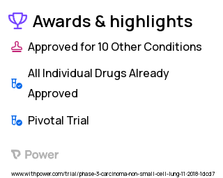 Non-Small Cell Lung Cancer Clinical Trial 2023: Cisplatin Highlights & Side Effects. Trial Name: NCT03631199 — Phase 3