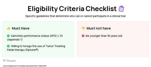 Radiotherapy Clinical Trial Eligibility Overview. Trial Name: NCT03776071 — Phase 3