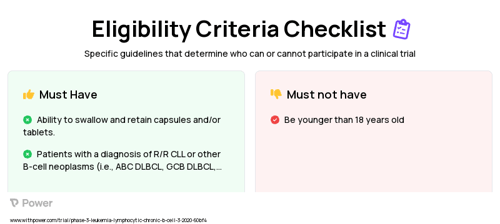 DTRM-555 (Other) Clinical Trial Eligibility Overview. Trial Name: NCT04305444 — Phase 2
