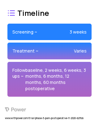 Opioid-Free Orthopaedics (Other) 2023 Treatment Timeline for Medical Study. Trial Name: NCT04659317 — Phase 3