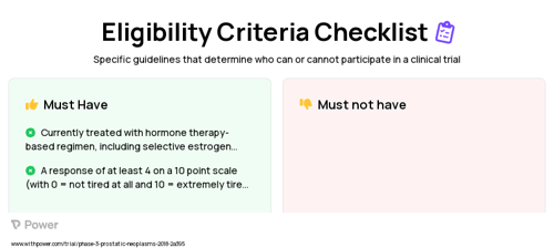 Exercise Intervention Clinical Trial Eligibility Overview. Trial Name: NCT03421782 — Phase 2
