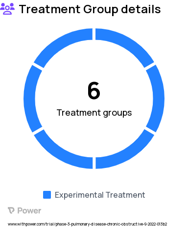 Chronic Obstructive Pulmonary Disease Research Study Groups: Sequence 4, Sequence 1, Sequence 2, Sequence 6, Sequence 3, Sequence 5