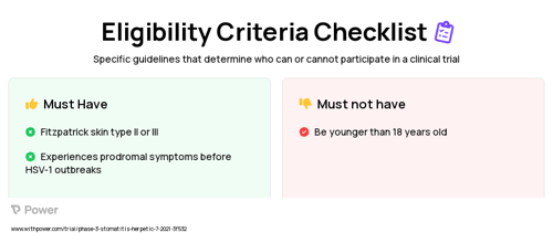 Abreva (Other) Clinical Trial Eligibility Overview. Trial Name: NCT04893577 — Phase 2