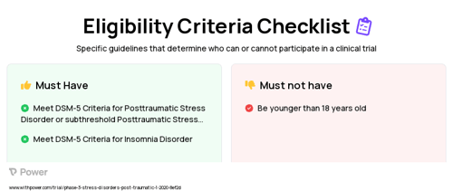 Apnea and Insomnia Relief (AIR) Clinical Trial Eligibility Overview. Trial Name: NCT04007796 — Phase 2