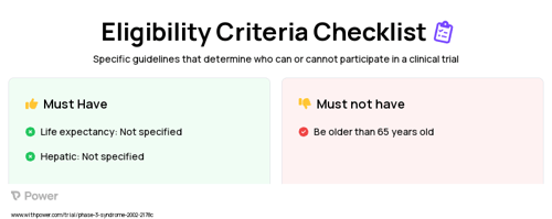 Chemotherapy (Chemotherapy) Clinical Trial Eligibility Overview. Trial Name: NCT00036712 — Phase 2