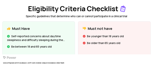 Lemborexant (Dual Orexin Antagonist) Clinical Trial Eligibility Overview. Trial Name: NCT05344443 — Phase 4