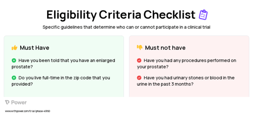 ProVee Urethral Expander System (Urethral Expander System) Clinical Trial Eligibility Overview. Trial Name: NCT05186740 — N/A