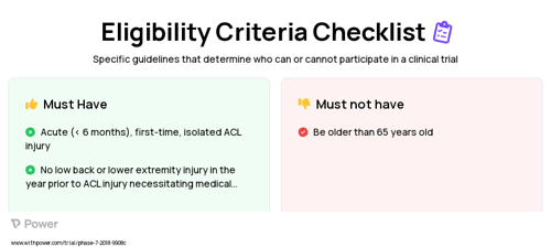 Neuromuscular Intervention (Not Applicable) Clinical Trial Eligibility Overview. Trial Name: NCT03190889 — N/A