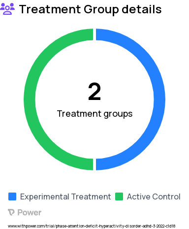 Attention Deficit Hyperactivity Disorder (ADHD) Research Study Groups: ADHD Therapy, Control Therapy