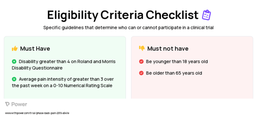 Experimental Group 1 Clinical Trial Eligibility Overview. Trial Name: NCT03463824 — N/A