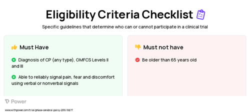 Gait focused physical therapy Clinical Trial Eligibility Overview. Trial Name: NCT02391324 — N/A